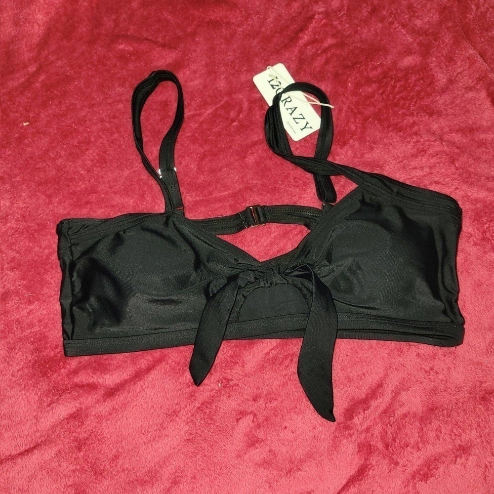 NWT Black Bikini top xxl